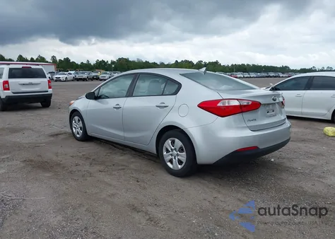 2016 Kia Forte Lx из США, поврежденный, VIN KNAFK4A63G5602660